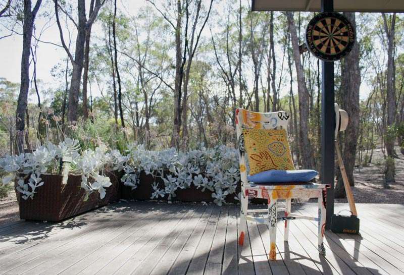 Alice Barker House: an art filled, bush land haven in rural Victoria. Photography by Birdhouse Digital.